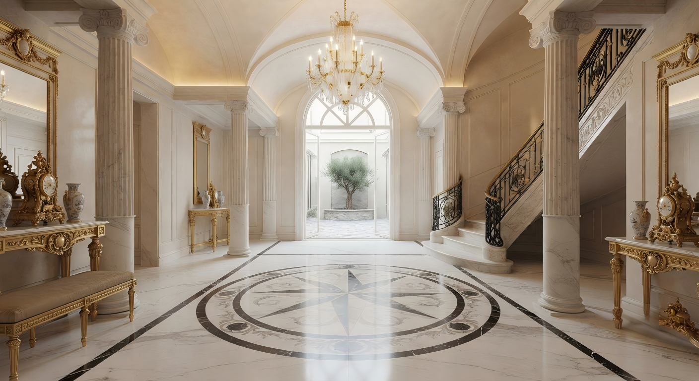 Timeless Elegance: The Marble Interior Sanctuary